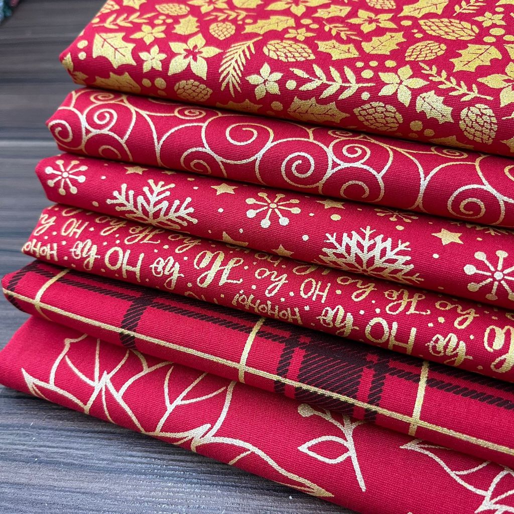 Tecido Tricoline 100% Algodão,  1,50mt Largura; Estampas De Natal | Artesanato | Patchwork