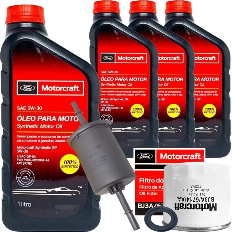 Kit 4 Litros De Oleo 5w30 E Filtro De Oleo Gasolin