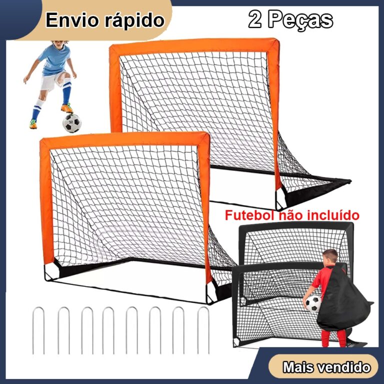 2 x trave de gol de futebol Gol de futebol de jard