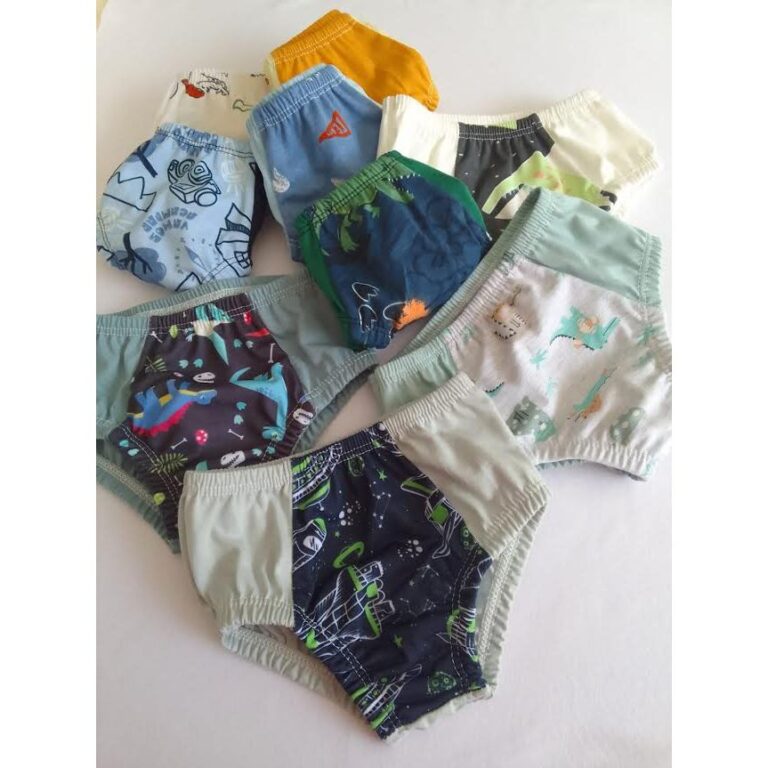KIT 9 CUECAS SLIP BEBÊ CRIANÇA ALGODÃO FORRO DU