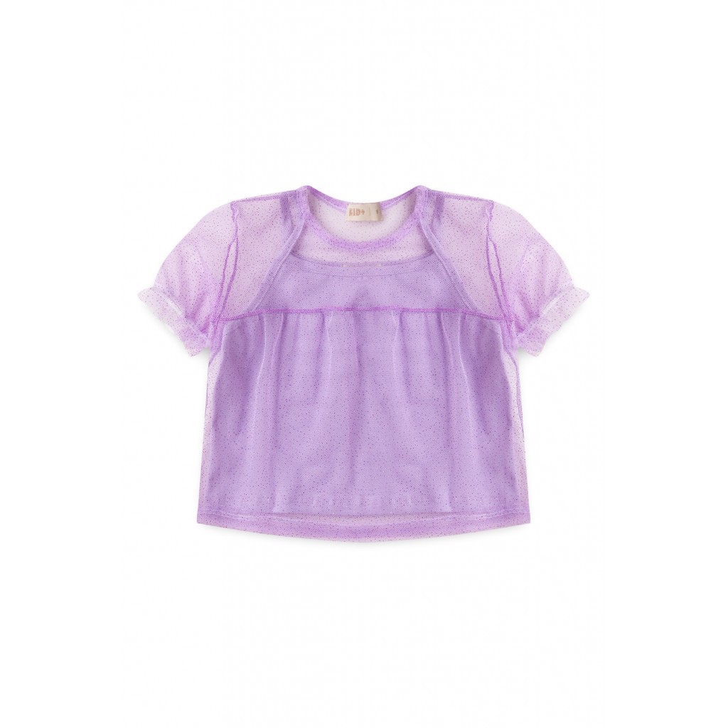 Cropped Feminino Infantil Brilho de Fada