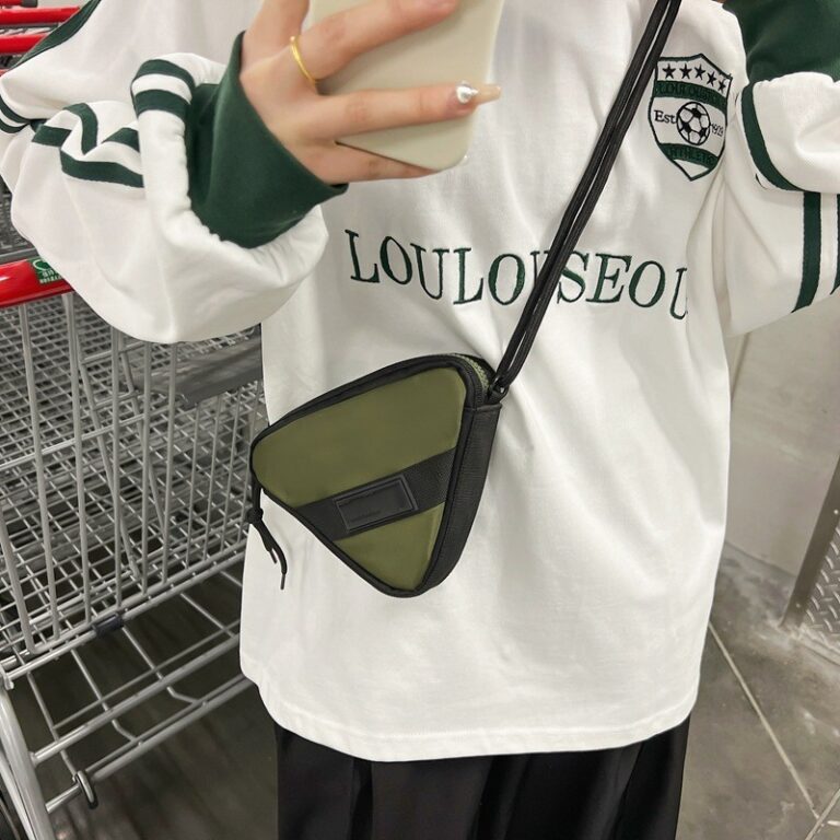 Nova Chegada Triângulo crossbody Saco Masculino E