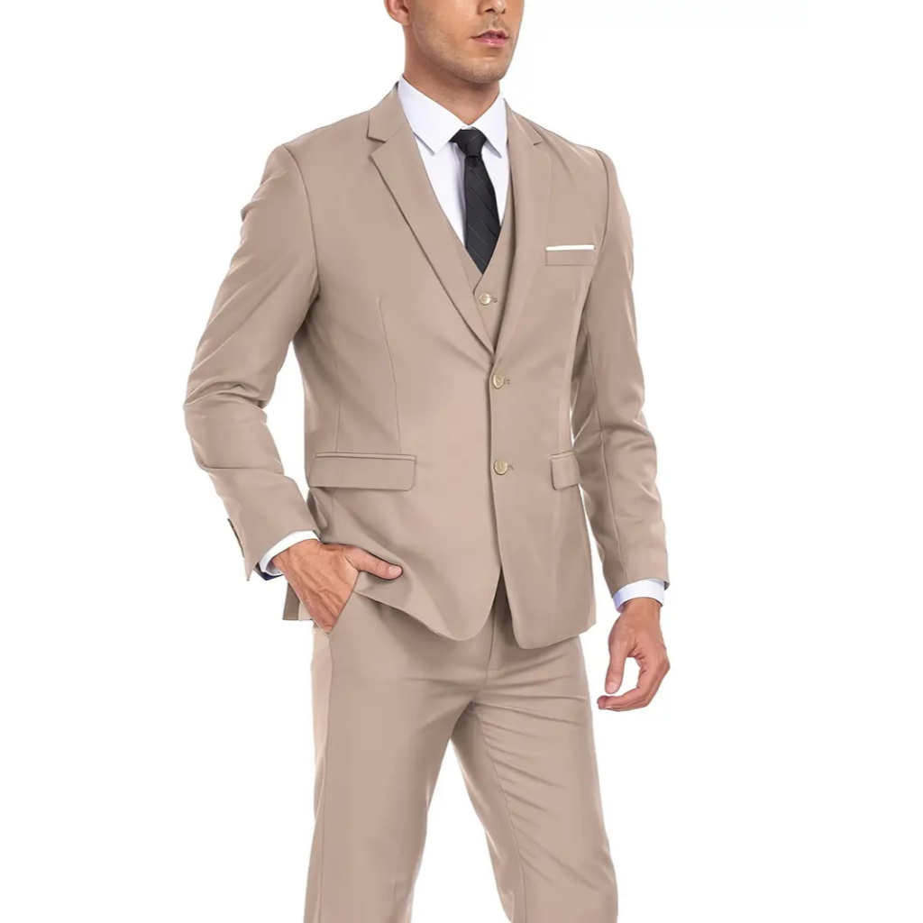Terno Completo Masculino Slim Fit 6 Cores Oxford Premium – Blazer e Calça – Pronta Entrega