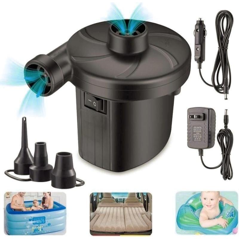 Bomba Elétrica Pneumática Para Inflar E Esvaziar Colchão Boias E PiscinasBivolt