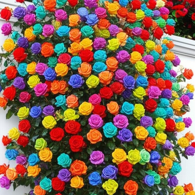 500 Sementes De Rosas Trepadeiras Cores variadas M