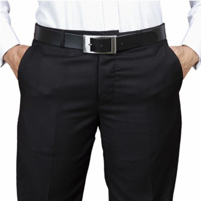 Calça Social Masculina Básica em Oxford