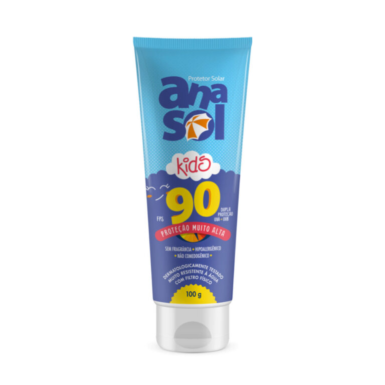 Anasol Protetor Solar KIDS FPS 90 100g Desenvolvid