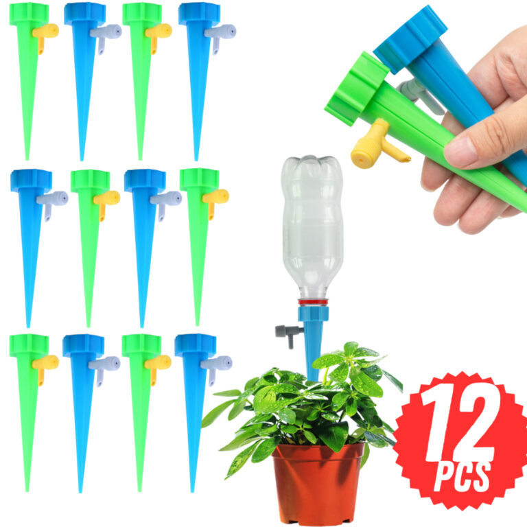 Kit 12 Gotejador Irrigador Acoplável Em Garrafa P