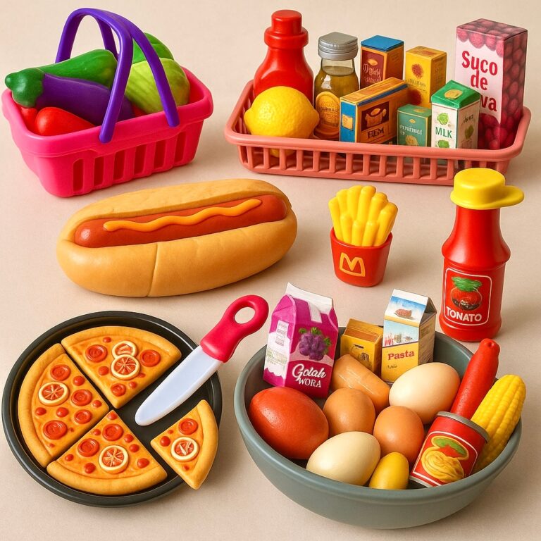 Kit Brinquedos Menino Menina Comidinha Infantil Me