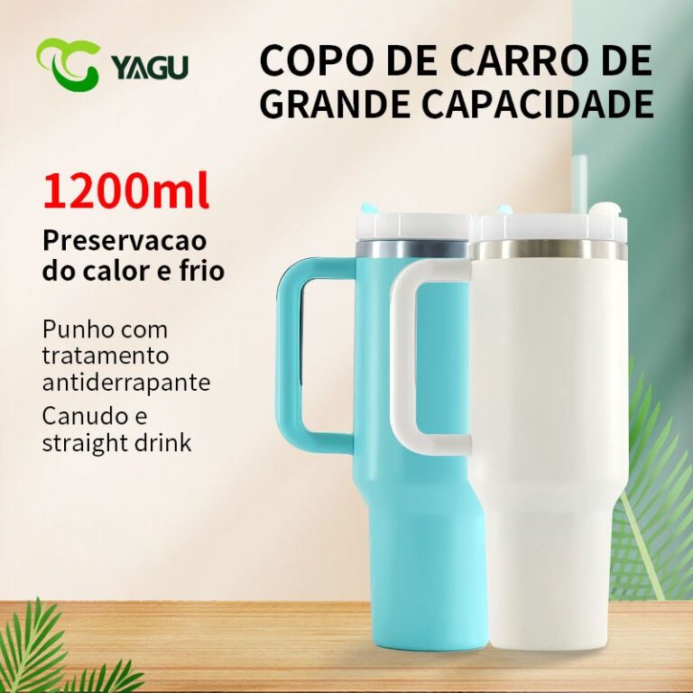 Copo garrafa Térmica Inox 1200ml Parede Dupla tam