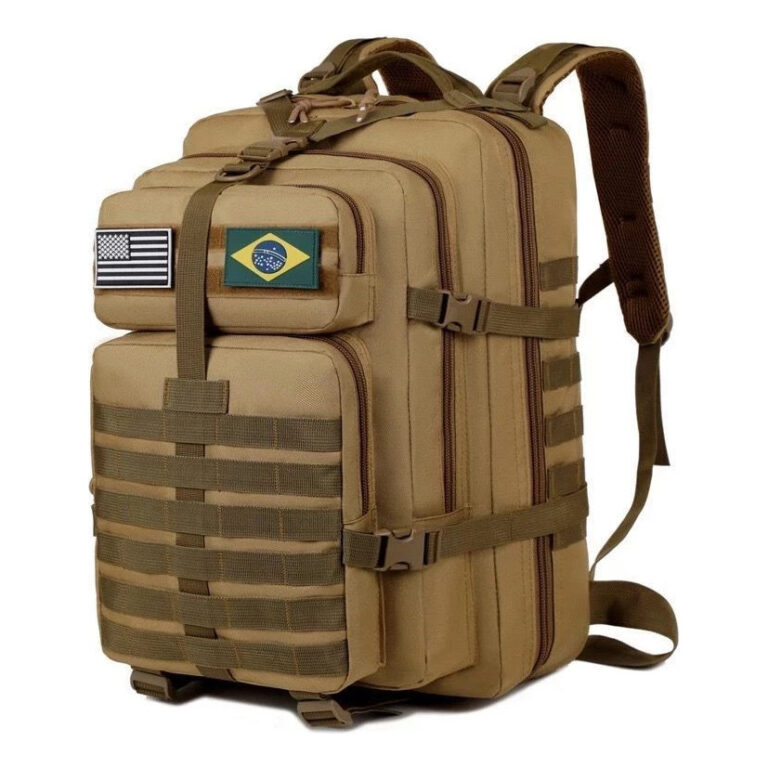 Mochila Tática Camping Militar 50 Litros Resisten