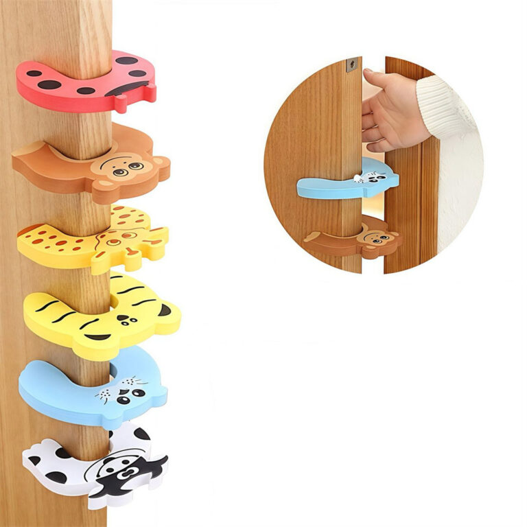 KIT 1-6PCS Protetor De Porta Infantil Salva Dedos