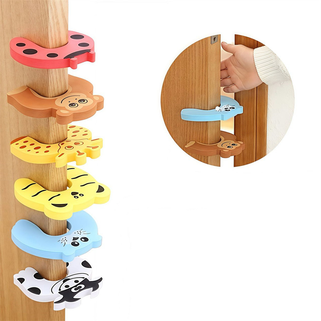KIT 1-6PCS Protetor De Porta Infantil Salva Dedos Crianças Bebês Anti-Batida Protetor de Dedo Segura