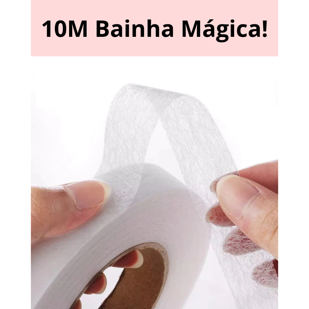 Bainha Mágica Instantanea Dupla Face (Fita Termocolante) 2 Cm X 10 Metros