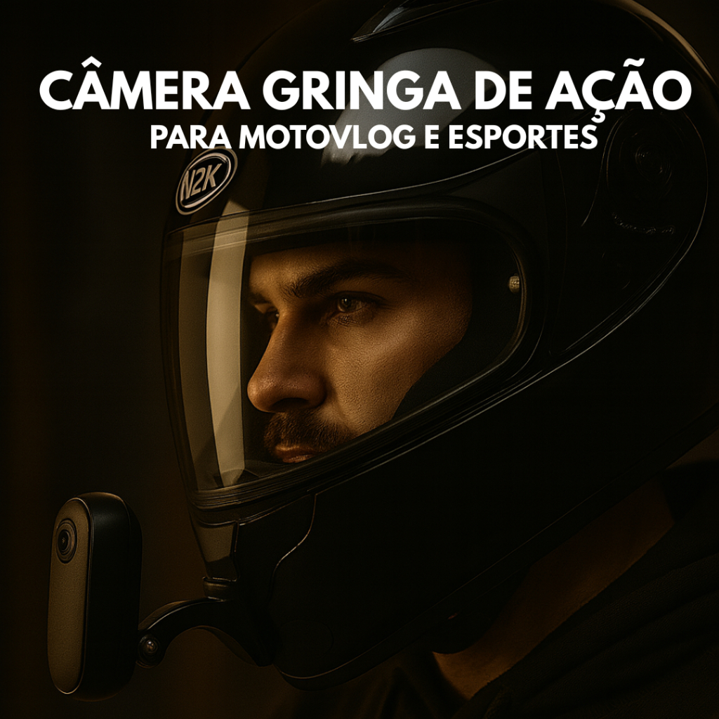 Mini Câmera Esportiva 1080P HD Action Cam Prova DÁgua para Moto Bike Capacete Esportes Radicais