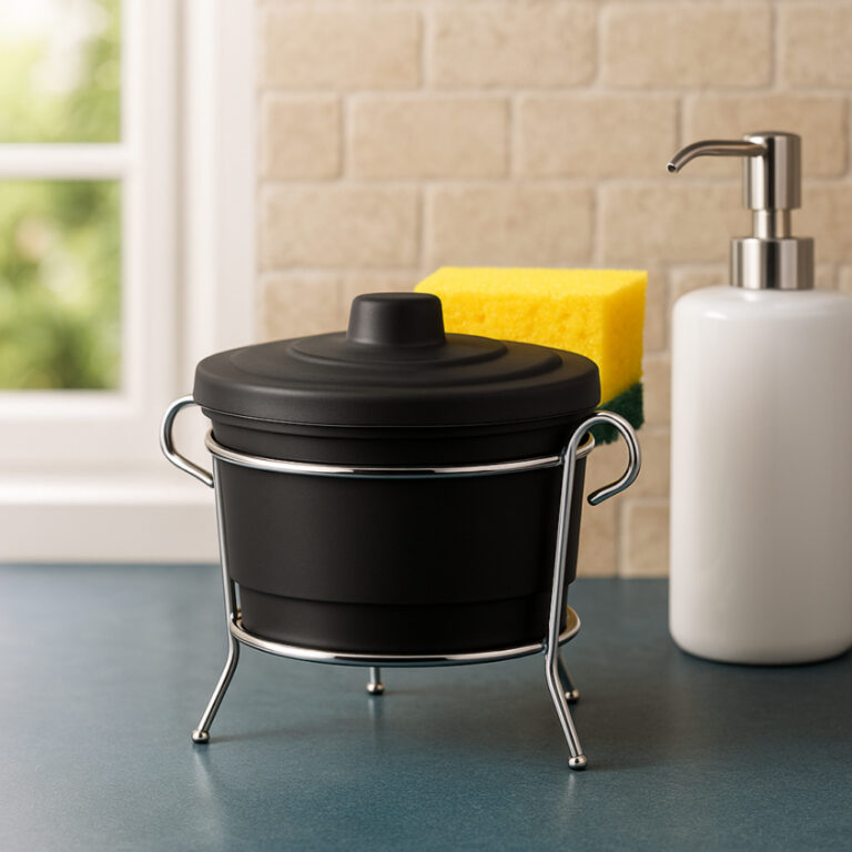 1 Porta sabão e esponja Organizador para cozinha 