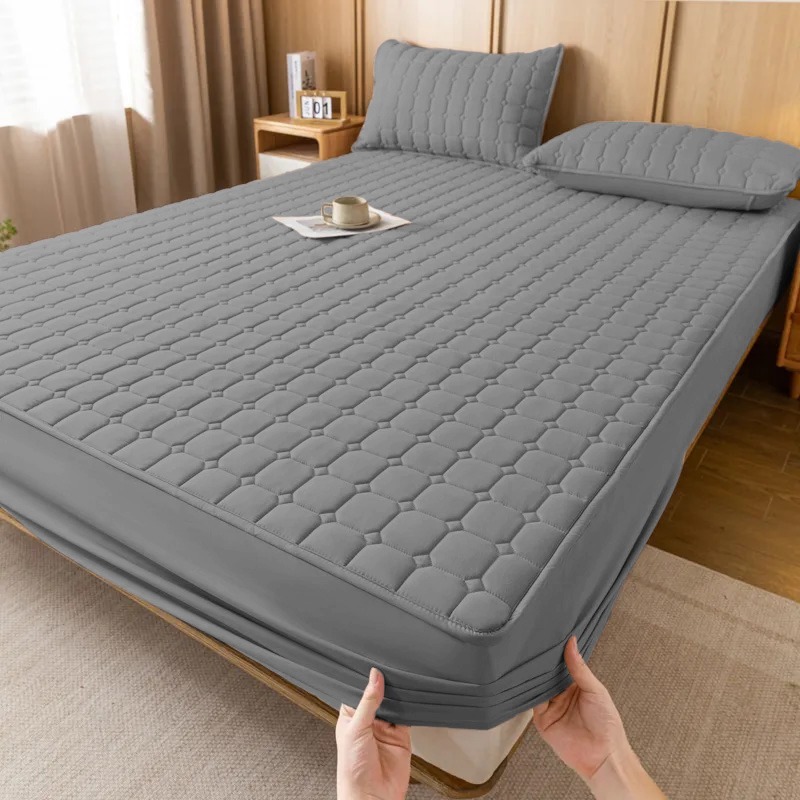Protetor de Colchão Impermeável Matelado Varias Cores Para Cama Box Solteiro, Casal, Queen, King, Mi