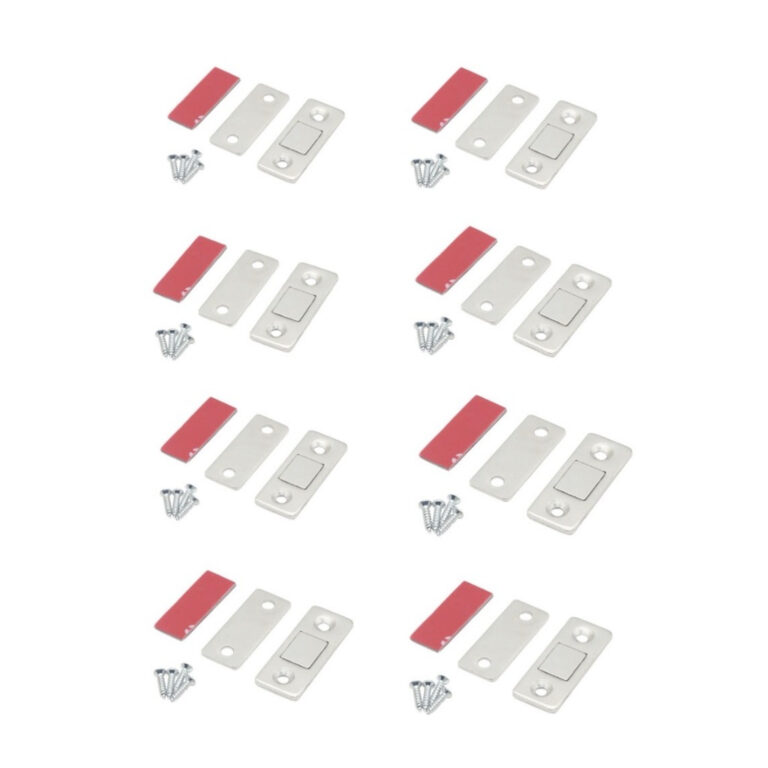KIT 8 Fecho Magnético De Neodímio Trava P/ Porta