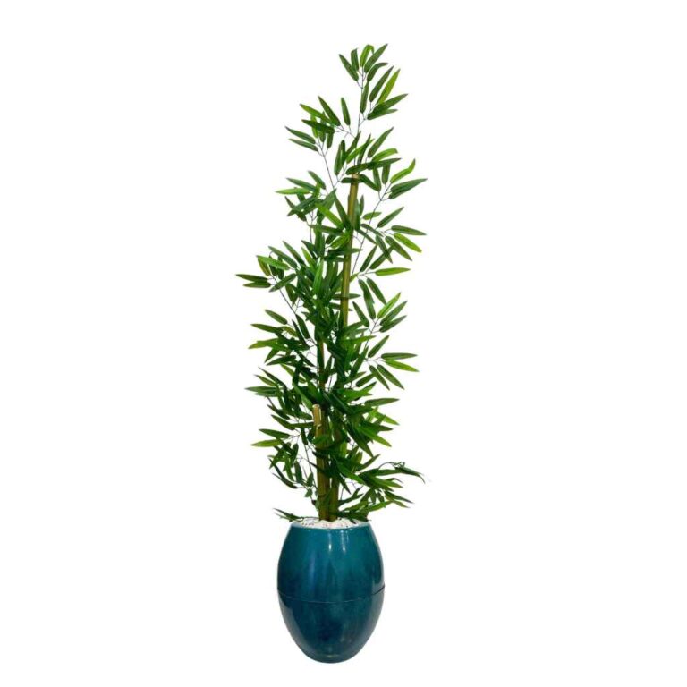 Planta Artificial Bambu Da Sorte Decoração Com V