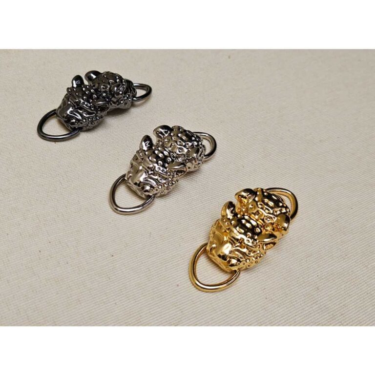 Fecho de Bolsa Metálico Imantado Tigre 5,5cm para