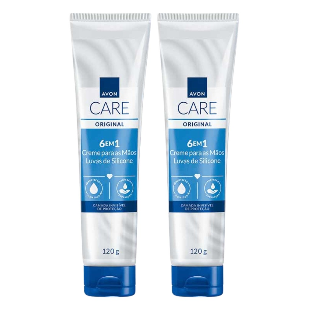 Luvas de Silicone Creme Protetor para as Mãos 120g (2 unidades)  – Avon