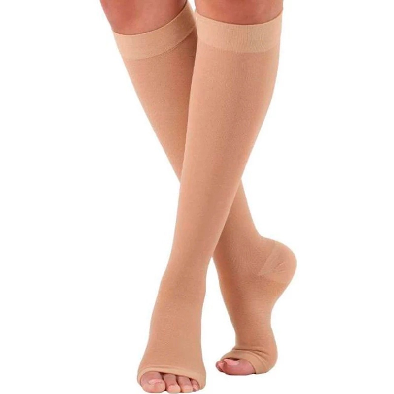 Meia 3/4 Alta Compressão 20-30mmhg – Sem Ziper – Unisex