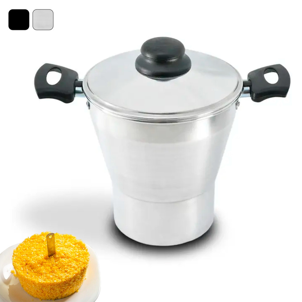 Mini Cuscuzeiro n.14 Individual Nordestino para Cuscuz e Legumes no Vapor