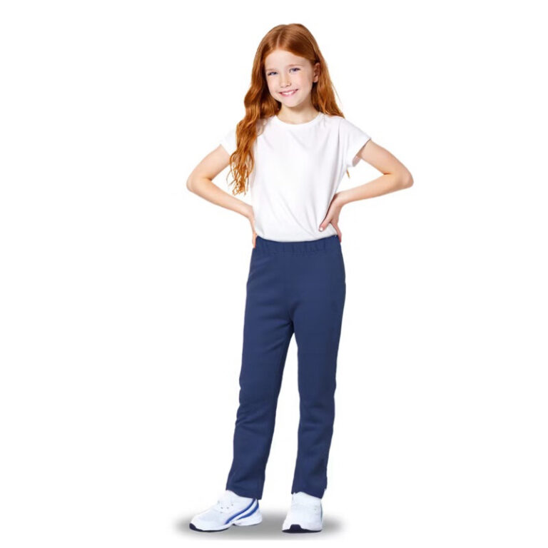 Calça Infantil Helanca Para Uniforme Escolar unis