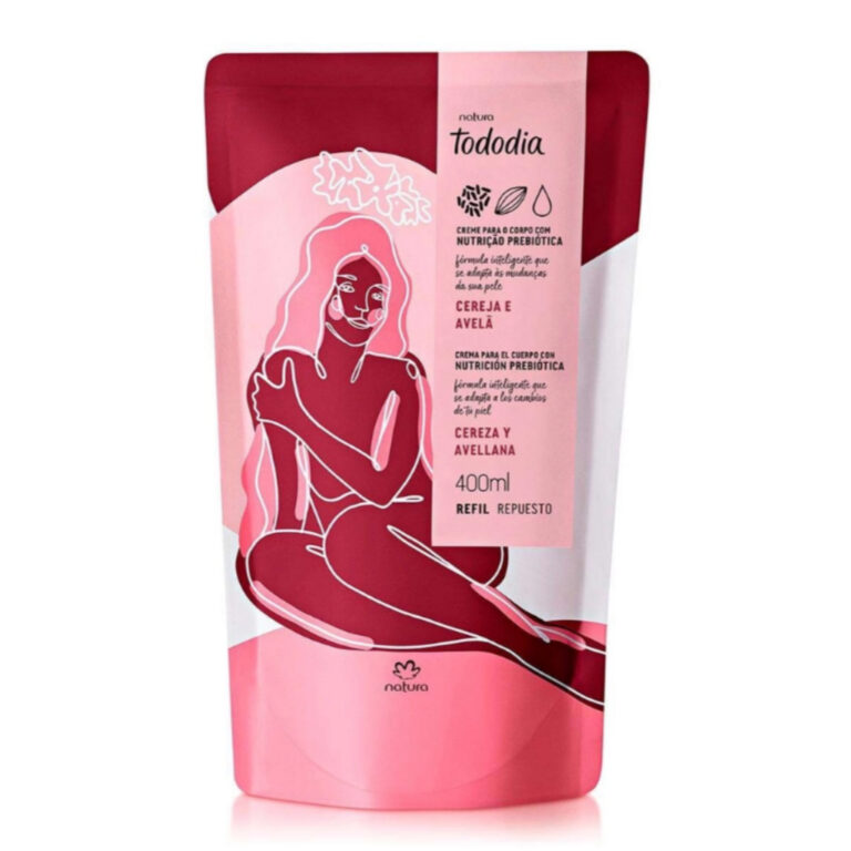 Refil Creme Para O Corpo Tododia Cereja E Avelã