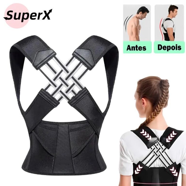 Cinta Postural Magnética Unissex | Alivia dores n