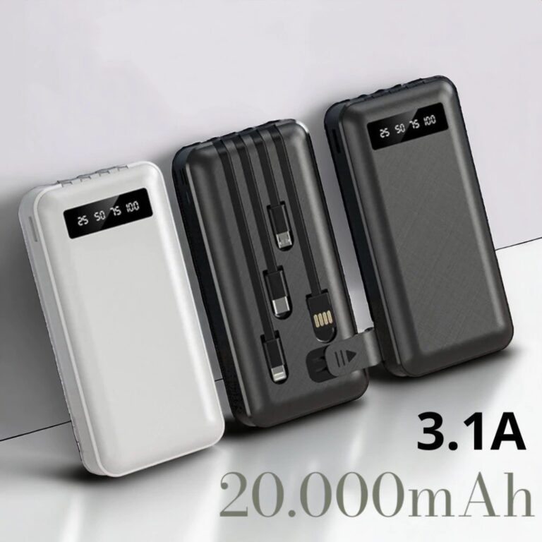 Carregador Power Bank Portátil 20000mah Universal