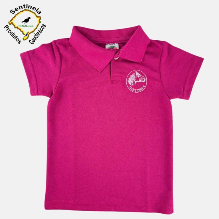 Camisa Polo Manga Curta Sentinela Original Pink Un