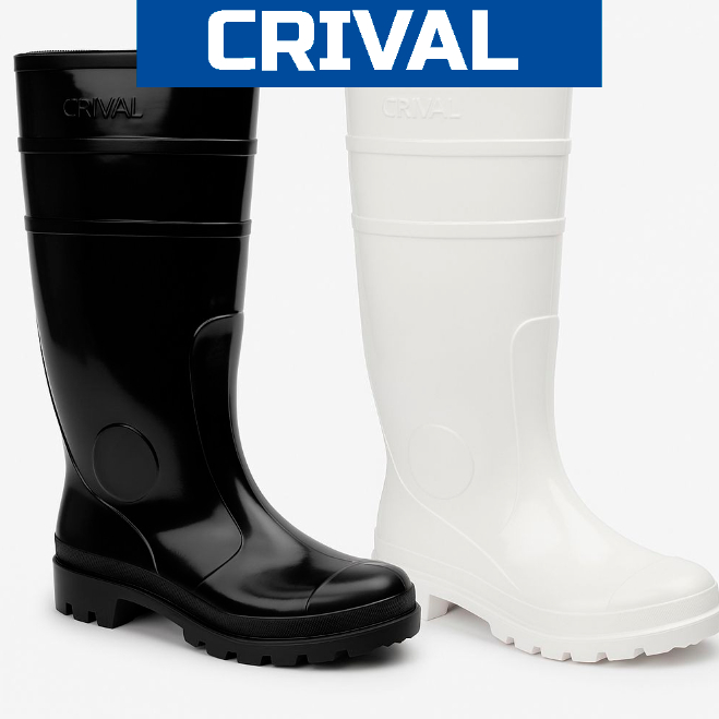 Bota PVC Cano Longo Sem Forro – CRIVAL CA 51