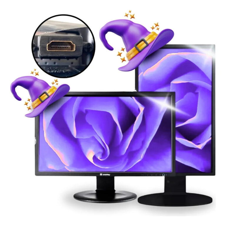 Monitor Giratório Ajustável HDMI 19 Polegadas Pe