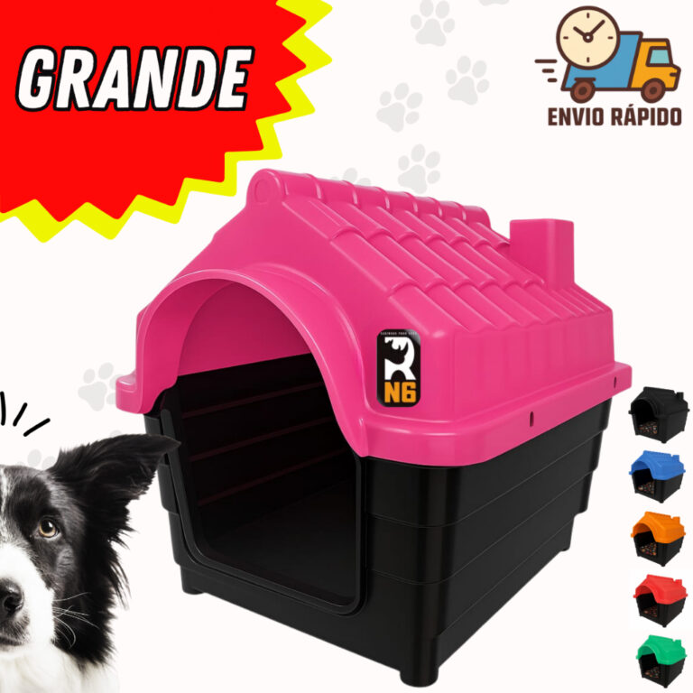 Casa Casinha Cachorro Plástica Desmontável e Lav