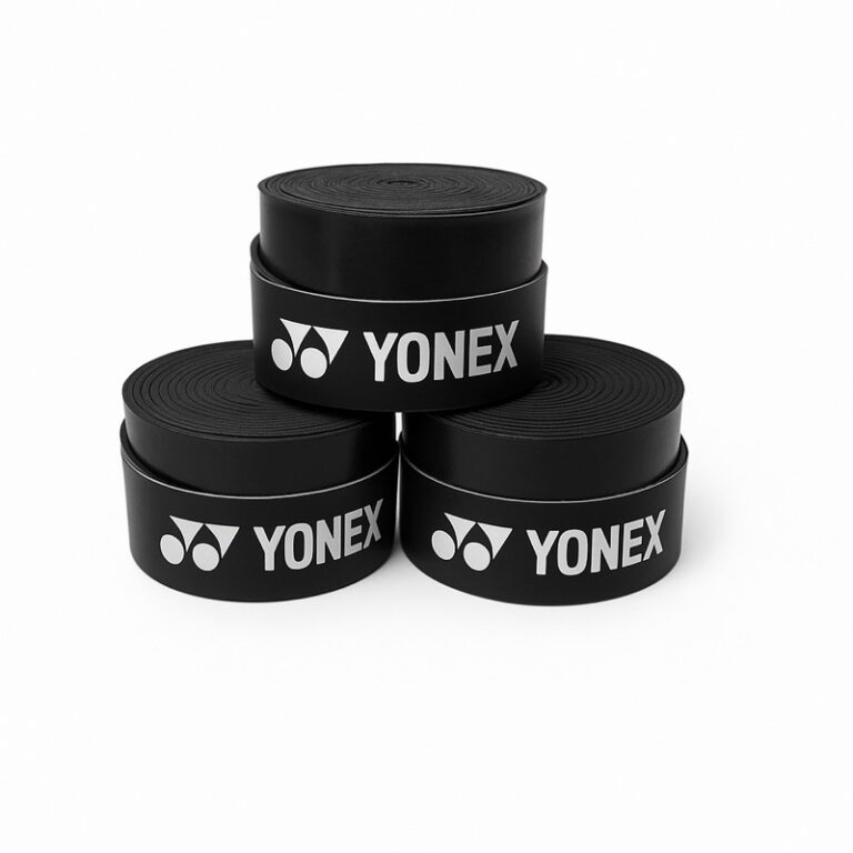 Kit Overgrip Yonex Preto Liso Tênis Super Grap