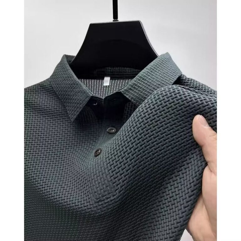 Camisa Polo Touch Lançamento Seda Gelada Elegante