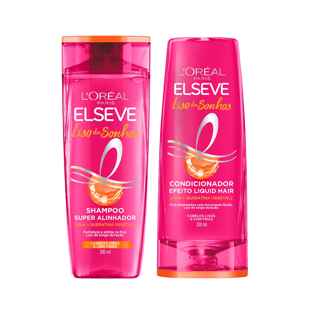 KIT ELSEVE SH + COND SUPER ALINHADOR LISO DOS SONHOS LORÉAL