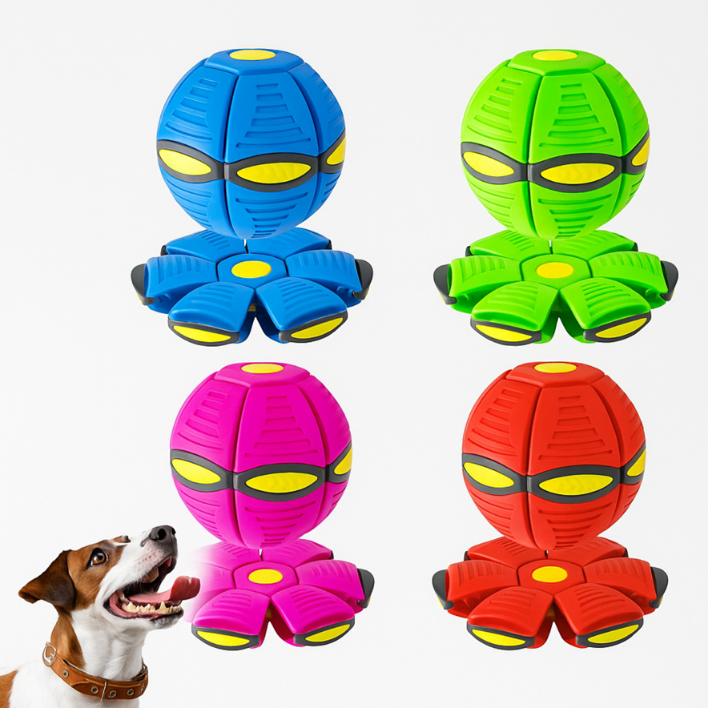 Brinquedo Pet Bola Mágica Brinquedo Interativo Cachorro Bolinha Voadora Interativo