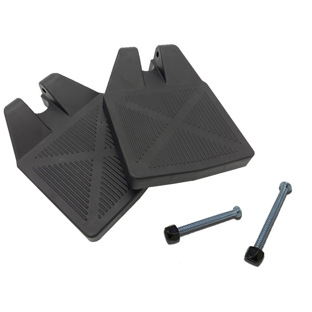 2 Apoio De Pé Pedal Central Adulto Para Cadeira De Rodas Pronta Entrega