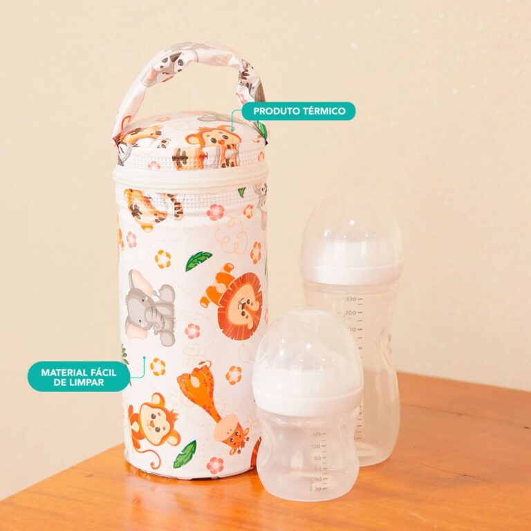 Porta Mamadeira Térmico Impermeável Para Passeio