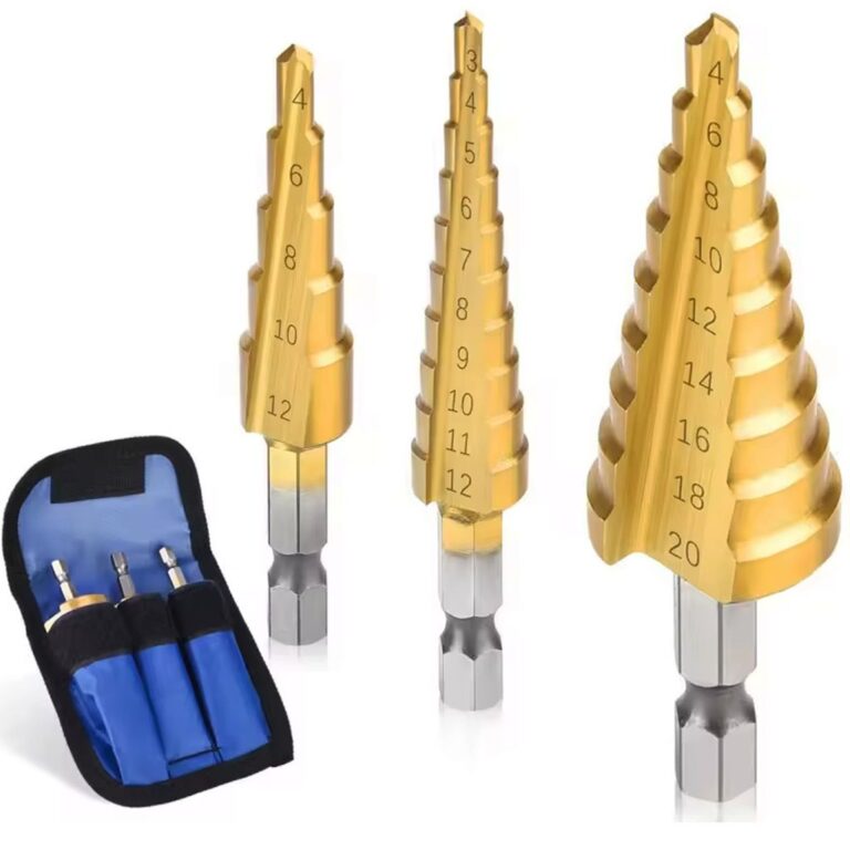 Kit 3 Brocas Escalonada Titânio 3-12 4-12 -20mm J