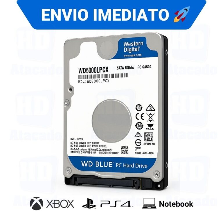 HD Interno 500GB de Xbox e Console – Slim 2.