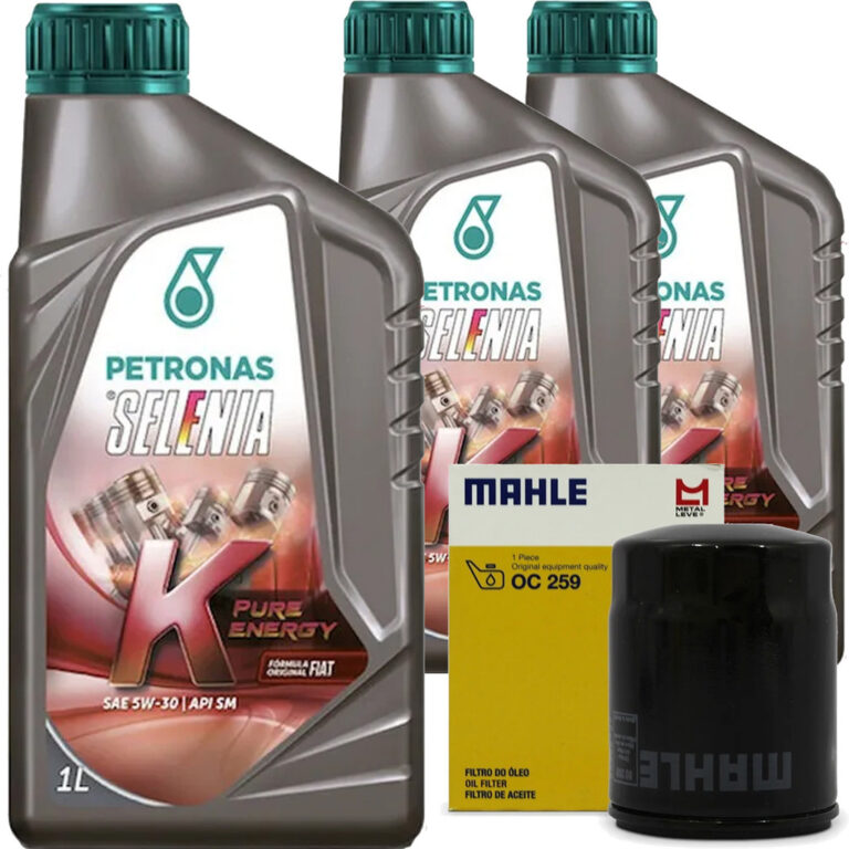 Kit Troca De Óleo 5W30 Para Palio Siena Strada Pu