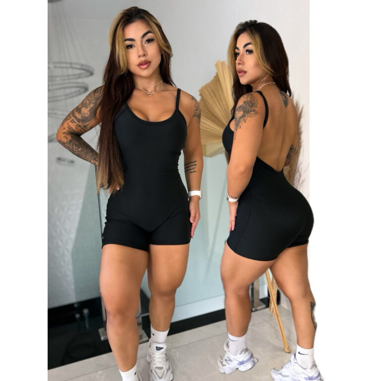 Macaquinho Alça Blogueira Costas Aberta | Curto,