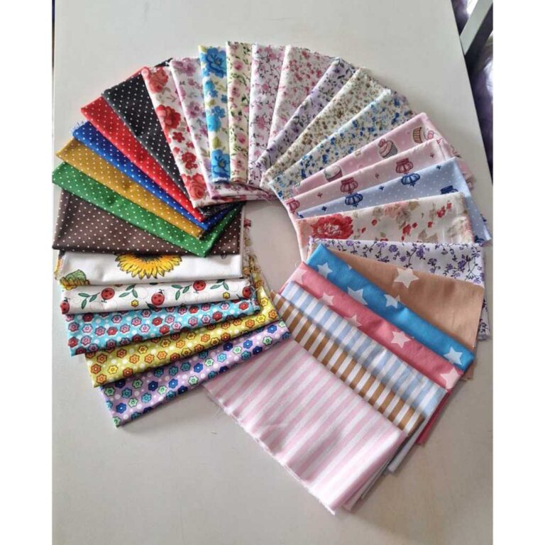 Tricoline 100% Algodão Estampado, 10 Cortes De 20