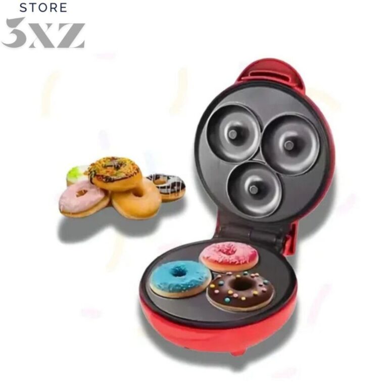 Mini Máquina de Donuts Elétrica 3 Furos Coziment