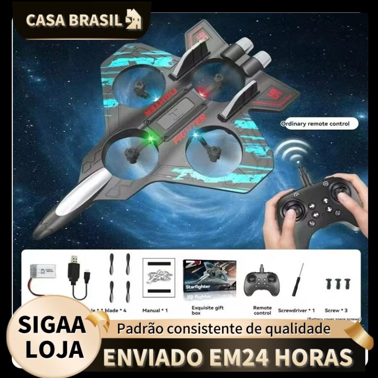 Avião Drone Combat Aircraft Controle Remoto 2.4gh
