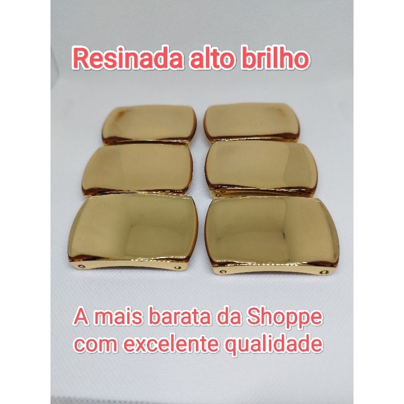 fivela resinada alto brilho MB EB CM