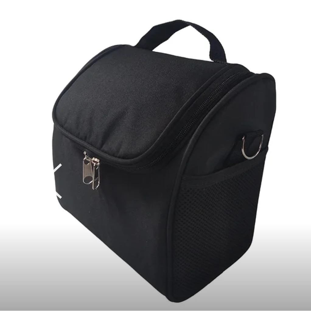 Bolsa PROMOÇÃO  Térmica Fitness Treino Academia Resistente Preto Lancheira